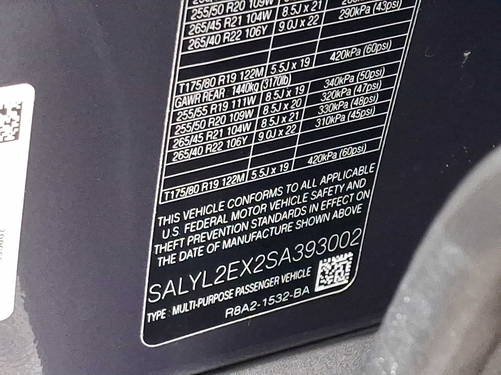 2025 Land Rover Range Rover Velar P250 Dynamic SE