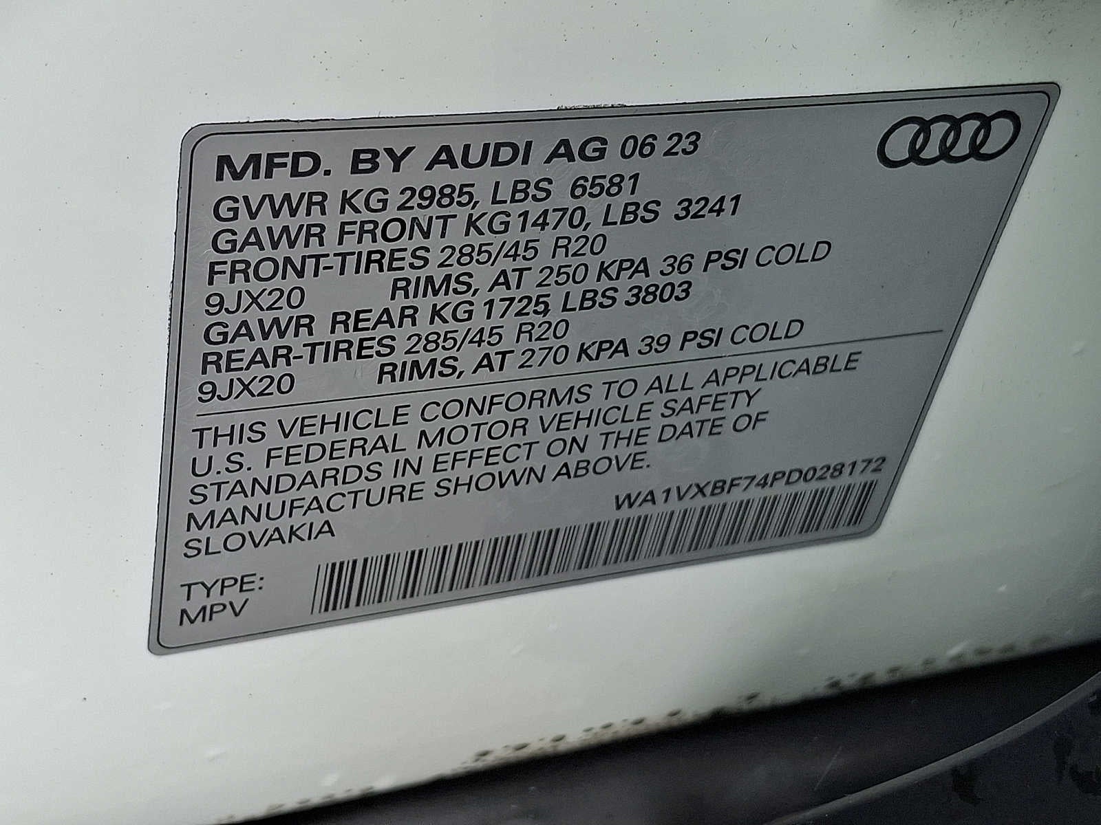 2023 Audi Q7 Prestige 55 TFSI quattro