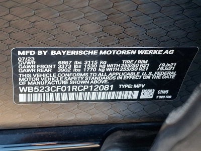 2024 BMW iX xDrive50 Sports Activity Vehicle