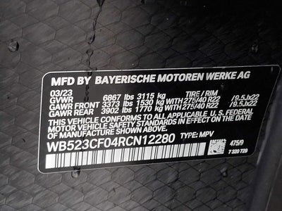 2024 BMW iX xDrive50 Sports Activity Vehicle