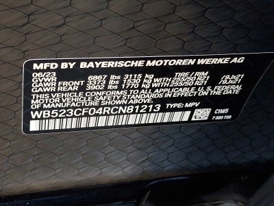 2024 BMW iX xDrive50 Sports Activity Vehicle