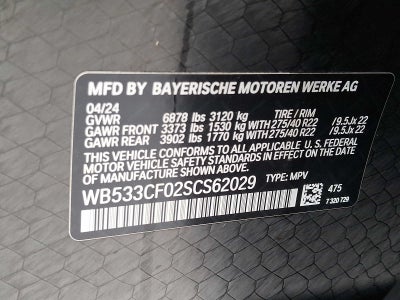 2025 BMW iX M60 Sports Activity Vehicle