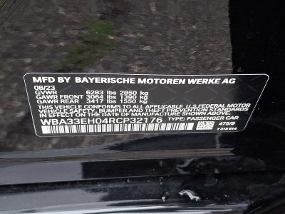 2024 BMW 7 Series 740i xDrive Sedan