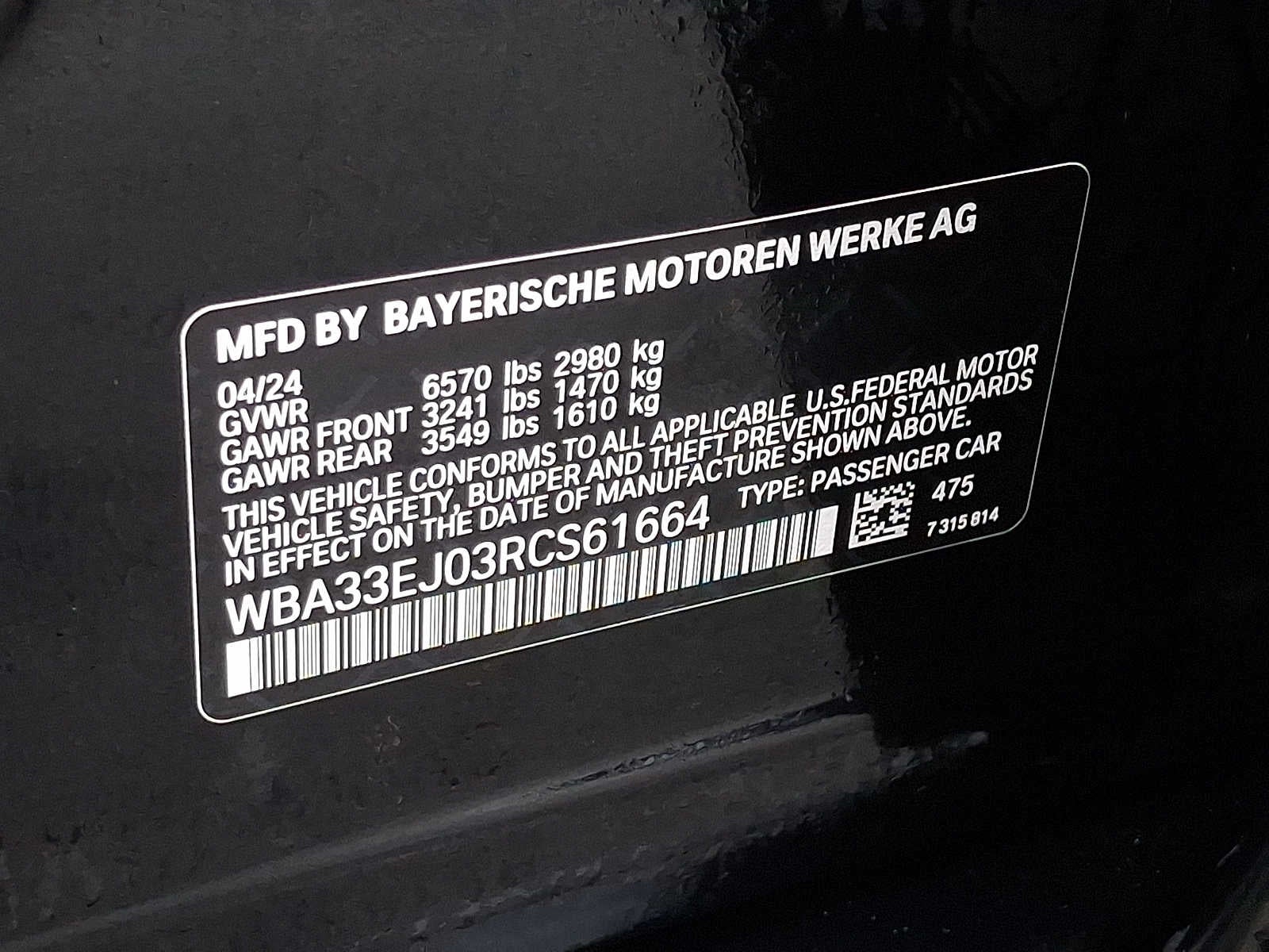 2024 BMW 7 Series 760i xDrive Sedan