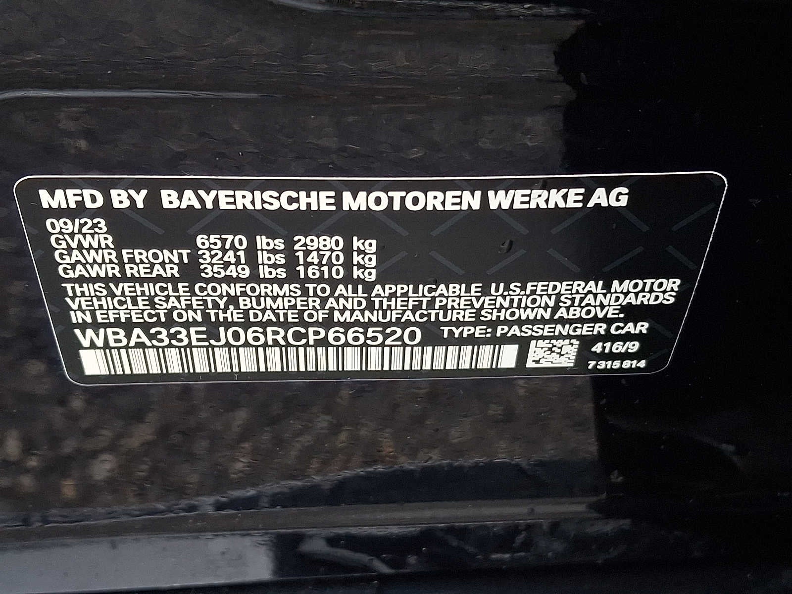 2024 BMW 7 Series 760i xDrive Sedan