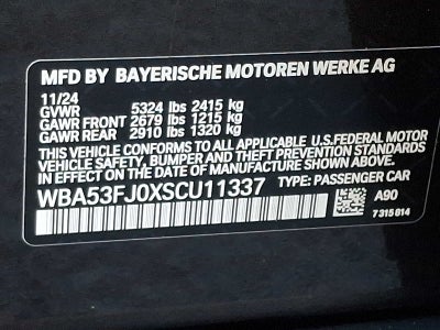 2025 BMW 5 Series 530i xDrive Sedan