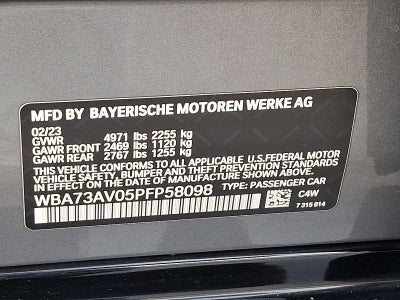 2023 BMW 4 Series 430i xDrive Gran Coupe