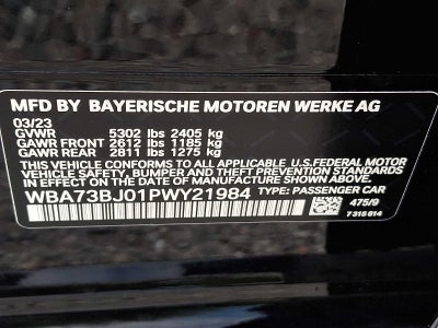 2023 BMW 5 Series 540i xDrive Sedan