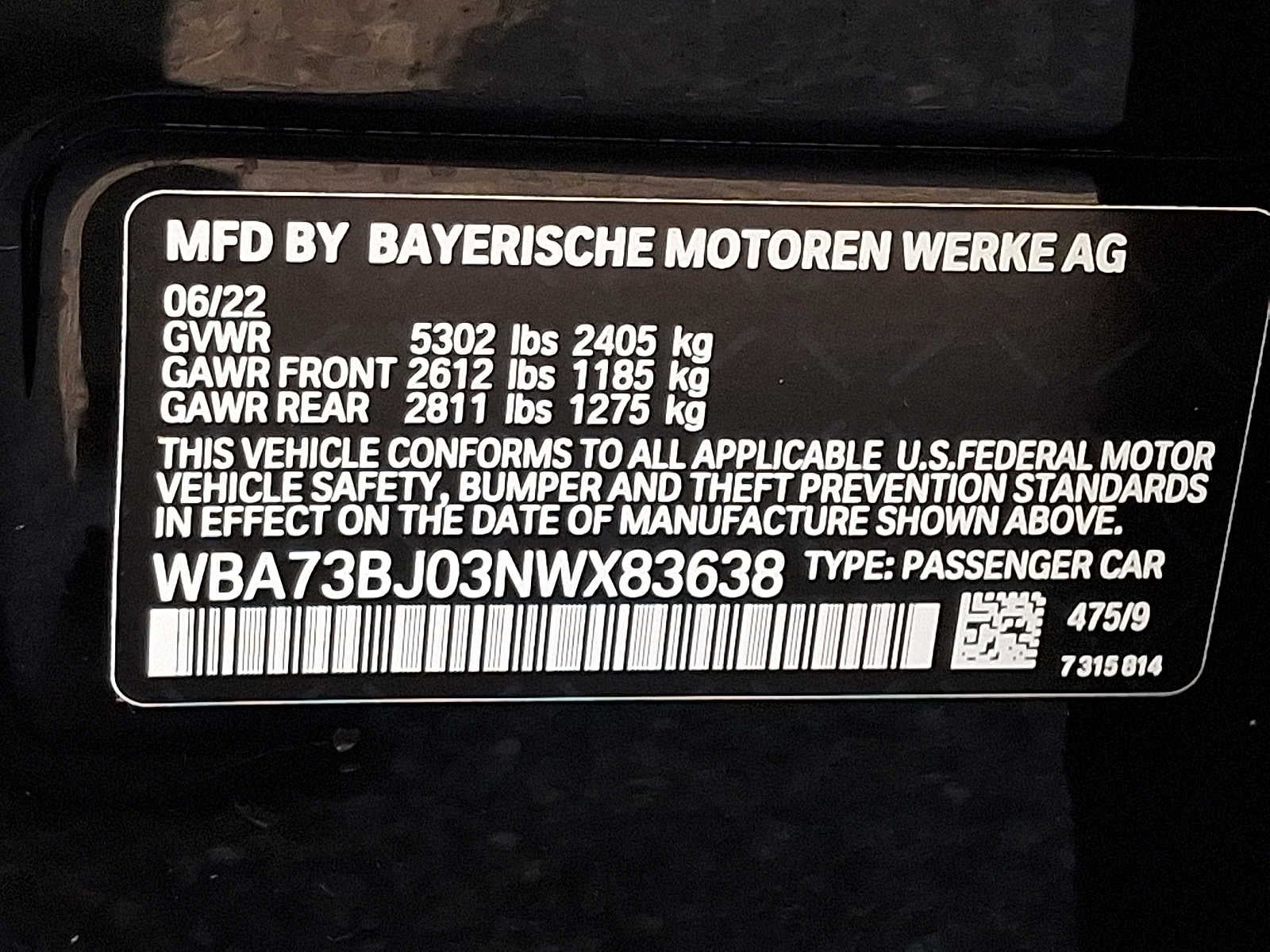 2022 BMW 5 Series 540i xDrive Sedan