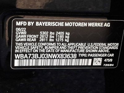 2022 BMW 5 Series 540i xDrive Sedan
