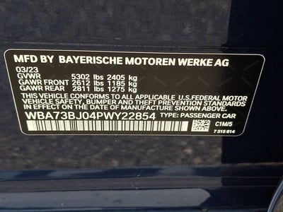 2023 BMW 5 Series 540i xDrive Sedan
