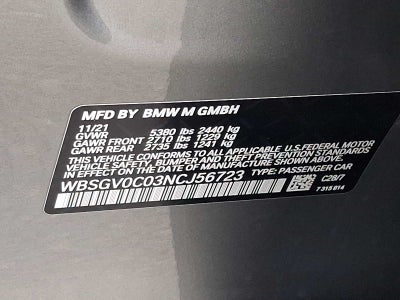 2022 BMW M8 Competition Gran Coupe