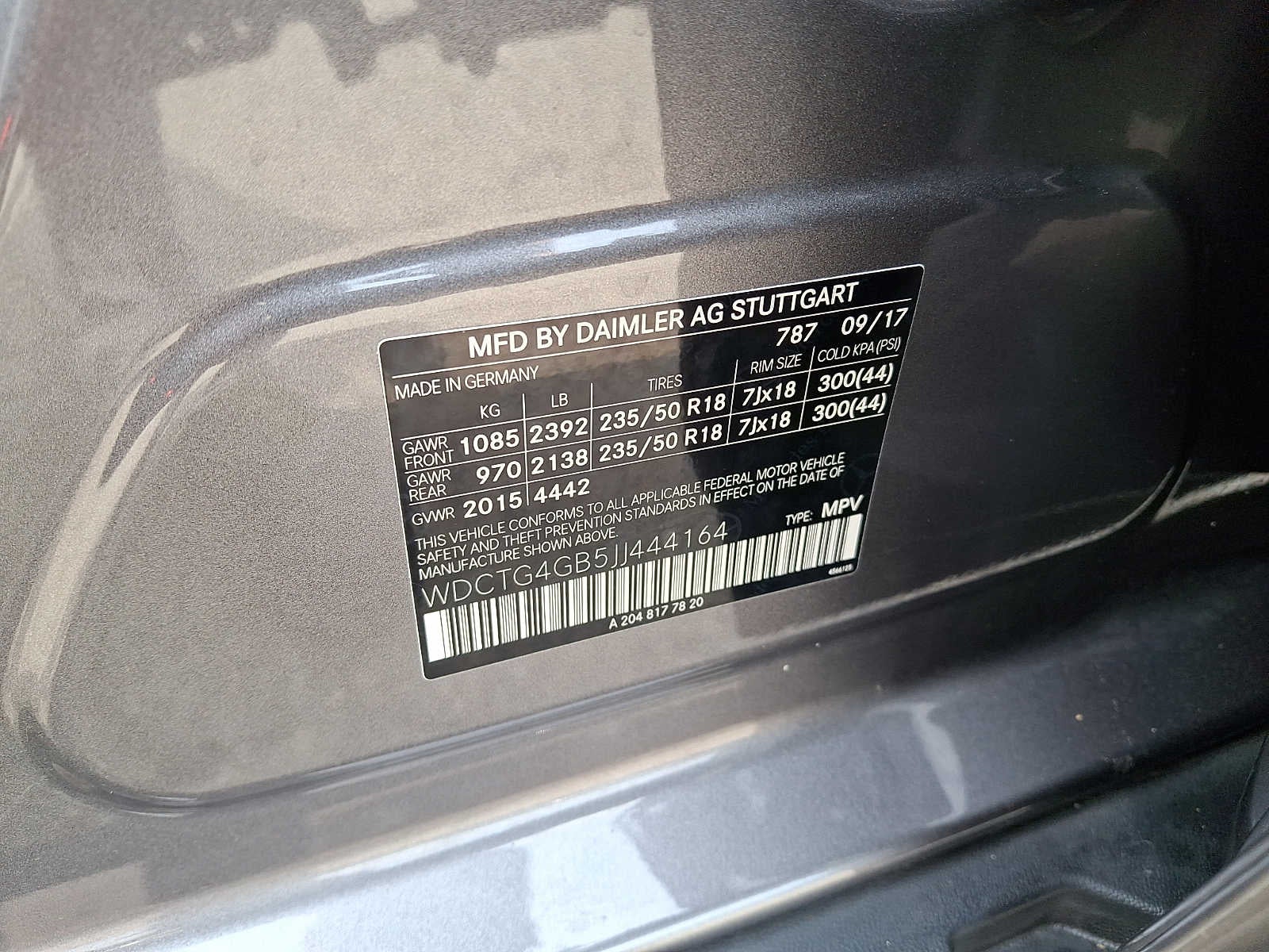 2018 Mercedes-Benz GLA GLA 250 4MATIC® SUV