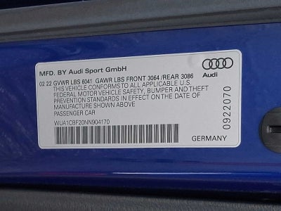 2022 Audi RS 6 Avant 4.0 TFSI quattro