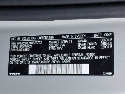 2022 Volvo XC90 T6 AWD Inscription 7P