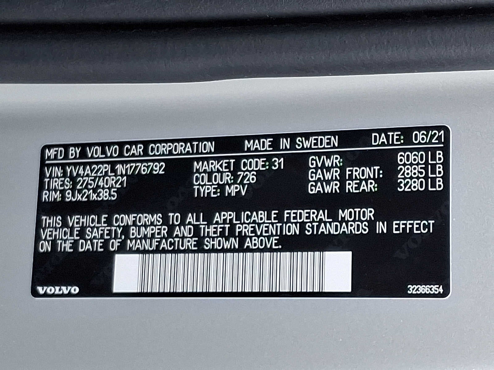 2022 Volvo XC90 T6 AWD Inscription 7P