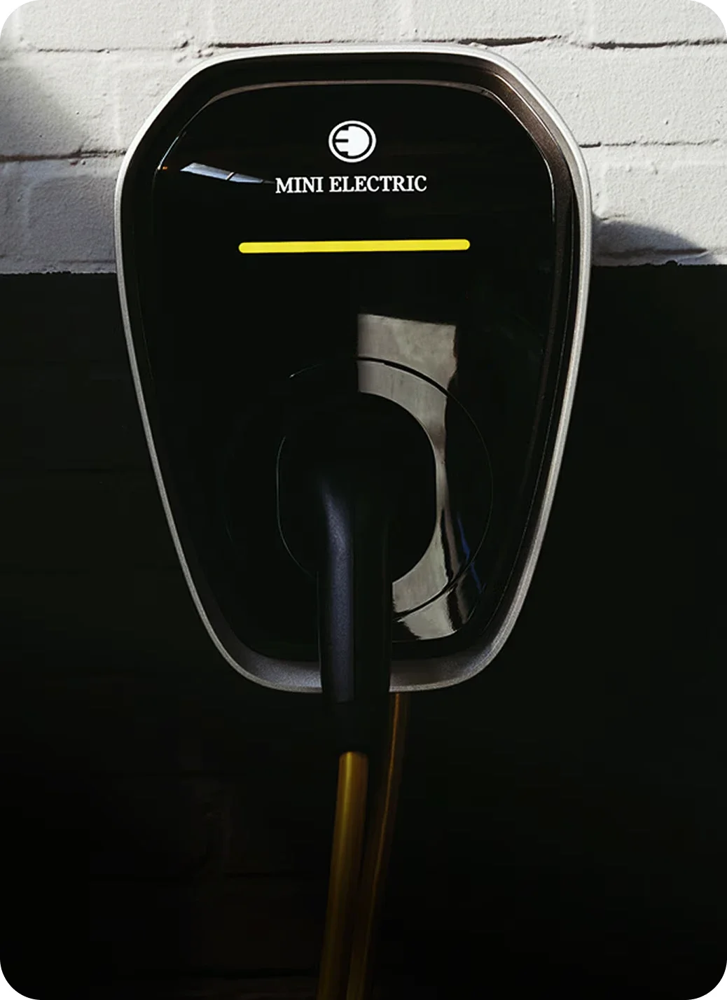 Close-up of a MINI Wallbox.