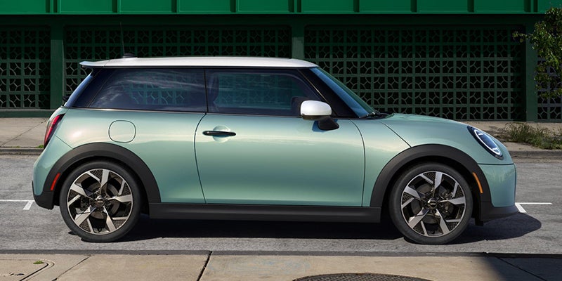 Side View Of MINI Cooper 2 Door