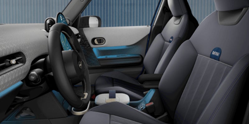 Interior Space of Cooper 4 Door