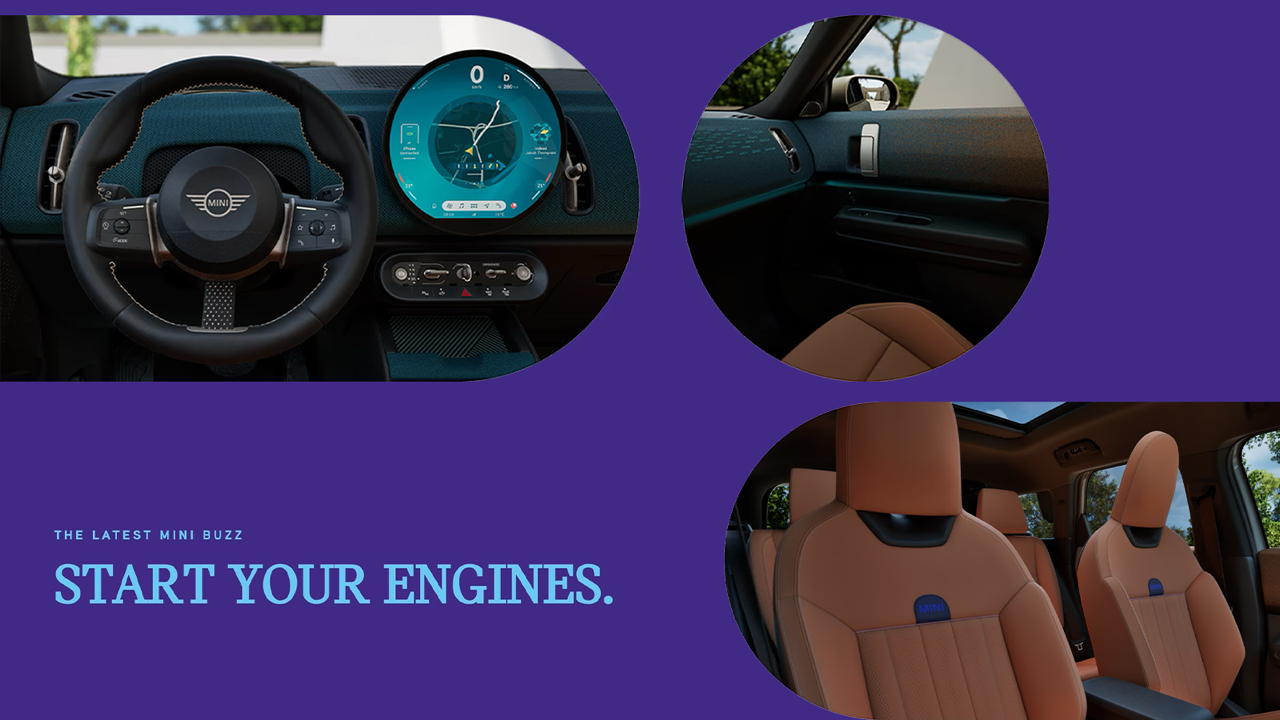 Interior of The New 2025 MINI Countryman