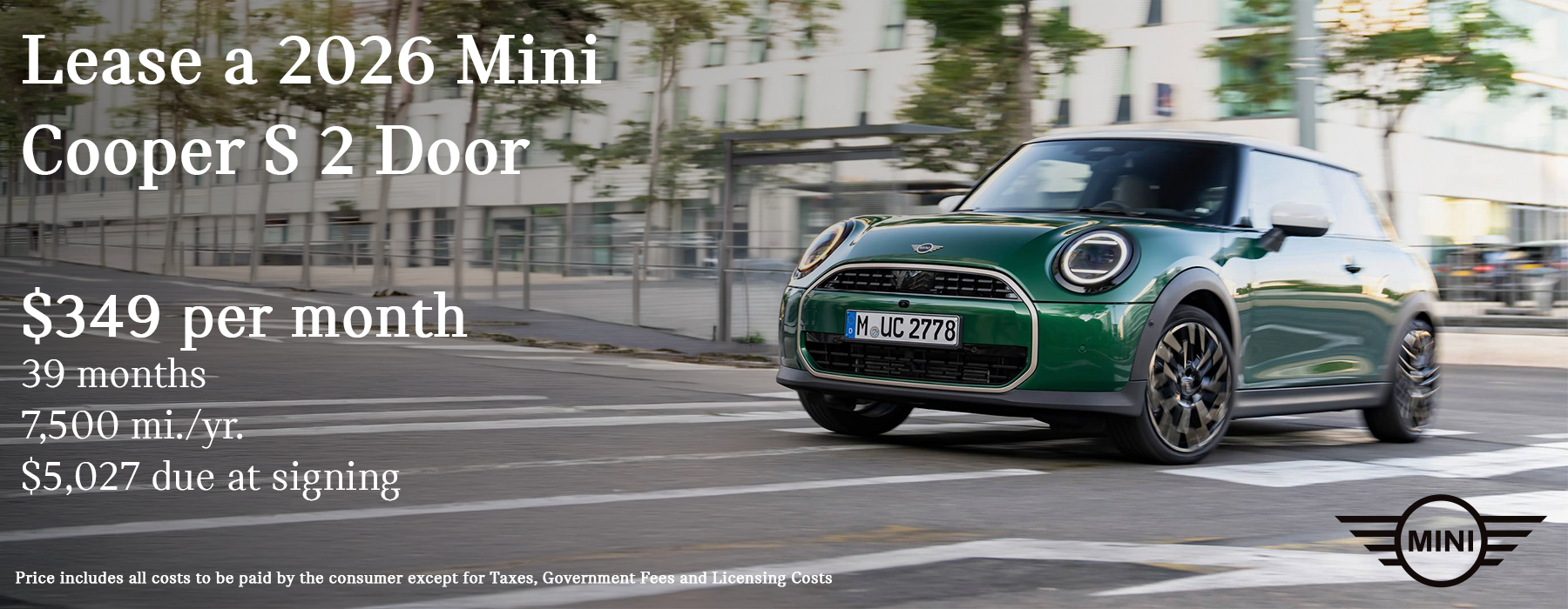 lowest Cooper s lease in the us